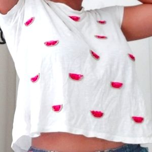 Crown&Ivy petite Watermelon Tee